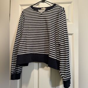 Madewell Relaxed Long Sleeve Striped Crewneck